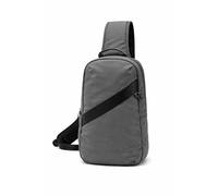 Anti Theft Classic Crossbody Baby Carrier, RFID Blocking, Cut Resistant with Lockable Zippers for Travel & Daily City Use, Grey, 9 cm (W) x 18 cm (L) x 36 cm (H), Crossbody Sling