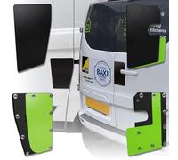 Anti-Theft Combo Dual Kit Security Shields Protection Plates Compatible with Ford Transit Custom
