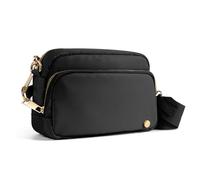 Anti Theft Crossbody Bag for Women, Slash-resistant RFID Blocking Travel Purses, Small Shoulder Bag Handbag, Nylon, Black