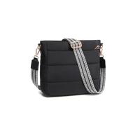 Anti Theft Crossbody Bag, Small RFID Purse Puffer Quilted Trendy Shoulder Hobo Handbag with Guitar Strap