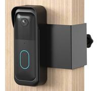 Anti-Theft Door Mount for All-New Blink Video Doorbell, Blink Doorbell Mount with No-Drilling Installation, Door Bell Kit for Home Rentals - Easy to Install & No Sensor Blocking (Black)