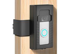 Anti-Theft Doorbell Door Mount,No-Drill Mounting Bracket for Video Doorbell 1/2/3/3 Plus/4/(2020 Release) Not Block Doorbell Motion Sensor for Home Apartment Office Room Rentals, Easy to Install