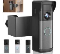 Anti-Theft Doorbell Mount Compatible with Ring Newest 2026 Battery Doorbell/Plus/Pro, No Drill Wireless Video Camera Doorbell Bracket with Rain Cover for Apartment Rental, Not for Security Door