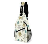 Anti Theft Gym Daypack Mid-Century Modern Art Chest Bag Lightweight Sling Backpack For Travel, Fishing, Business