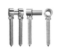 Anti-Theft Invisible Farm Hinges Heavy-Duty Stainless Steel for Secure Livestock Barrier Entry Heavy Type Security Hinges