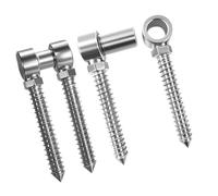 Anti-Theft Invisible Farm Hinges Heavy-Duty Stainless Steel for Secure Livestock Barrier Entry Rusts Resistant Livestock Fence Hinges