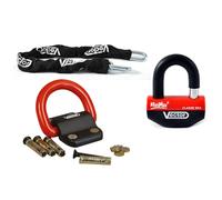Anti-Theft Kit - MiniMax+ Disc Lock Ø16mm + Chain Ø13mm / 1,3m + Anchor Ø22mm