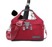 Anti Theft Messenger Bag - Multi-Pocket Shoulder Bag | Waterproof Satchel P | Multi-Pocket Shoulder Bag for Women Travel Purse, Daily Commute, Shopping, Work, Outdoor, Weekend, Day Trip, Vacation,