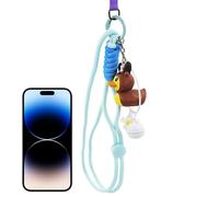 Anti-theft mobile phone strap, cute duck anti-theft cord, mobile phone lanyard, wrist strap, for nurses, teachers, students, commuters, everyday life, work, travel, shopping bag, Siehe Beschreibung