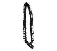 Anti-Theft Motorbike Motorcycle Security Oxford GP Chain10 Multi-Purpose Cycle Safety 9.5mm Round Link Chain Integral Lock (Black, 1.5m x 10mm)