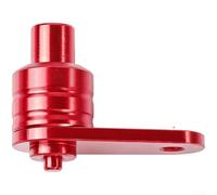 Anti-Theft Motorcycle Lever Lock Rust Resistant Anodized Finish Security Device - One-Touch Parking Brake for Off-Road Vehicles & Ebikes Black(Red)