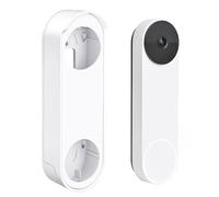 Anti-Theft No Drill Doorbell Mount Compatible with Google Nest Doorbell (Battery), Video Doorbell Door Mount for Apartment, Home, Renters, No Tools Needed and Protect Your Wall
