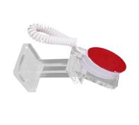 Anti-theft Phone Holder Stand for Smartphones, Acrylic Material with Sturdy and Stable Design, Desktop Display Stand with Security Chain for Secure Phone Display