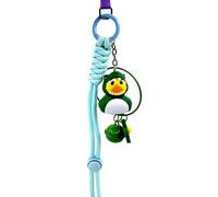 Anti Theft Phone Strap, Cute Duck Shape Anti-Theft Chain, Lovely Cartoon Pattern Short Card Holder | For Women Nurses Students Teachers for Backpack Work