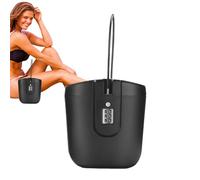 Anti-Theft Portable Beach Chair Safe And Travel Vault, Waterproof Key Lock Box With Combination Code, Mobile Travel Safe & Beach Safe Stores Jewelry, Cash, Smartphones, And More