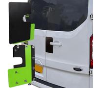 Anti-Theft Rear Security Shield Protection Plate (Black) Compatible with Ford Transit Custom MK1