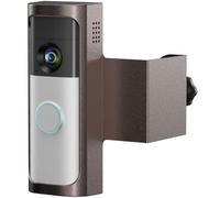 Anti-Theft Ring/Blink Doorbell Mount, All-Metal Full-Cover Mount for 2026 Ring Battery Doorbell/Plus/Pro (2nd Gen), Weather-Resistant, No-Drill, Renter-Friendly Doorbell Kits for Apartment (Brown)