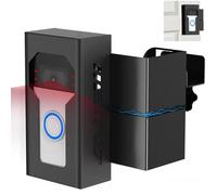 Anti Theft Ring Doorbell Mount, All Metal Ring Camera Door Mount Upgrade with Charging Port, No Drill Ring Doorbell Holder for Home Apartment Door, Compatible with Ring Wireless Video Doorbell