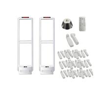 Anti-Theft Security Tags and Sensor System, AM 58KHz Equipment Kit with Sound Light Alarm Tower for Shoplifting Prevention in Retail Stores and Shops