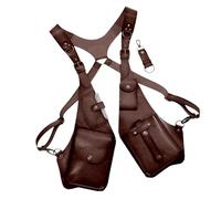 Anti Theft Shoulder Harness - Medieval Underarm Bag, Vintage Strap Pouch, Secure Chest Carry Accessory | Leisure Double Shoulder Storage Gear Designed For Men Women Daily Travel Use