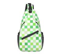 Anti Theft Sling Bag, for Checkered Pattern Square Checkerboard, Shoulder Crossbody Backpack Waterproof Chest Bag Lightweight Casual Daypack for Travel Sports