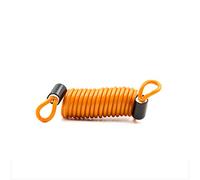 Anti-theft Spring Rope Portable Security Cable Code Lock Accessories Anti-theft Wire Rope Orange Practical Clever