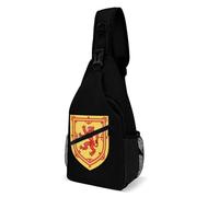 Anti Theft Triangle Backpack Royal Arms Of_ Kingdom Of Scotland Crossbody Bag Multipurpose Strap Daypack For Camping, Business, Fishing