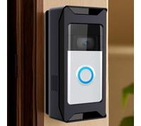 Anti-Theft Video Doorbell Mount Compatible with Ring/Blink Wireless Camera Doorbell, Adjustable Angle Doorbell Mount No-Drill Battery Doorbell Bracket Accessories for Houses, Apartments, Businesses