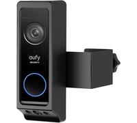 Anti-Theft Video Doorbell Mount for Eufy Doorbell E340 Only, No-Drill Door Mounting Holder Bracket for Eufy Doorbell Camera, Apartment Door Bell Kits for Home Rentals Room, Not Block Motion Sensor