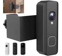 Anti-Theft Video Doorbell Mount for Eufy E340, Doorbell Camera Mount, No Drill Adjustable Mounting Bracket Holder Accessories for Apartment Rentals, Enhanced Protection Doorbell Mount Bracket