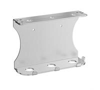 Anti-theft Wall Mounted Soap Dispenser Holder for Hotel Property Safety with Anti-theft Buckle Design Stainless Steel for Shampoo Shower Essentials(3 Holes)