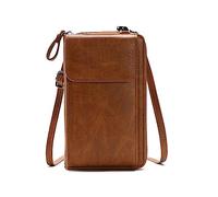 Anti-theft Wallet Bag Cellphone Bag Fashion Crossbody Leather Cash Card Holder Handbag Hasp Shoulder Wallet