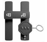 Anti Theft Zinc Alloy Door Lock with Glow in the Dark Feature, Fits Doors with 90 or 180 Degree Mounting Angles, Suitable for Various Door Types