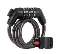 Anti Thefts Bicycles Combination Lock 5 Figure Combination Bike Cable Lock For Motorcycles Outdoor Equipment Protecting Multipurpose Cable Lock