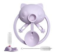 Anti-tip Cat Water Fountain Stand | Portable Suction Cup with Non-Slip Base, Automatic Anti-Tip Supplies | Designed For Different Types Of Floor, Cat, Dog, Other Anima