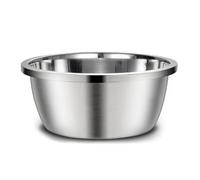 Anti-tip Dog Bowls Food Grade Stainless Steel Stackable Metal Bowl Flat Bottom Heavy Duty Stable For Large Dogs