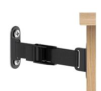 Anti Tip Furniture Anchors Steel Wall Anchor, Straps Adjustable Furniture Protection For Child Safety Heavy Duty Securing Bookcases Dressers Cabinets