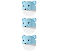 Anti Tip Furniture Bear Wall Furniture Anchor Protection, Bear Children Safety Cabinet Buckle,Anti-Tip Furniture Anchor Attach Furniture to Wall Keeping Baby Pet Safety from Falling Furniture 3Pcs