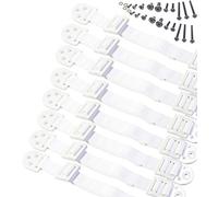 Anti-Tip Television and Furniture Anchor Strap for Child Safety by Boxiki Kids. Quakehold and Safety Straps for Child Proofing Your Home (White)