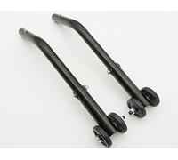 Anti-Tippers,Cruiser III Anti Tippers with Wheels,Suitable for Cruiser III,Cruiser X4Wheelchair,K3,K4 Wheelchair Universal Parts, STDS819.(1 Pair,Black)