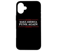 Anti-Trump Apparel & Gifts: Make America Punk Again Case for iPhone 16 Plus