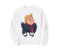 Anti-Trump Crow Resist Political Protest Caricature Sweatshirt