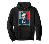 Anti-Trump Lock Him Up Fat Nixon Political Protest Poster Pullover Hoodie