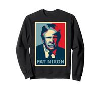 Anti-Trump Lock Him Up Fat Nixon Political Protest Poster Sweatshirt