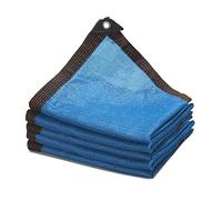 Anti-UV Garden Shade Net 8x10m Breathable 18-Pin Sunshade Blue Canopy with Grommets Perfect for Pool & Patio Effective Sun Protection for Outdoor Spaces