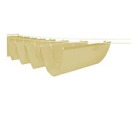 Anti-UV Wave Shade Sails,Light Filtering Wave Sail,Wave Shade Cloth Sails,U Shape Sunblock Shade Cloth,Retractable Awning,with Mounting Kit,for Terrace Deck Gazebo