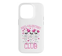 Anti-Valentines Club Funny Skeletons Dancing Case for iPhone 14 Pro