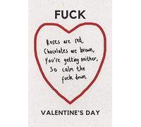 Anti Valentine's Day: Funny Notebook Gift For Friend Or Someone You Really Like 6 x 9 100 Pages