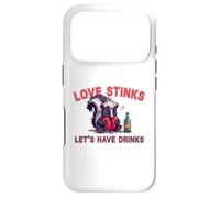 Anti Valentines Love Stinks Lets Have Drinks Sad Skunk Fun Case for iPhone 17 Pro
