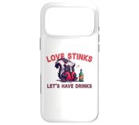 Anti Valentines Love Stinks Lets Have Drinks Sad Skunk Fun Case for iPhone 17 Pro Max